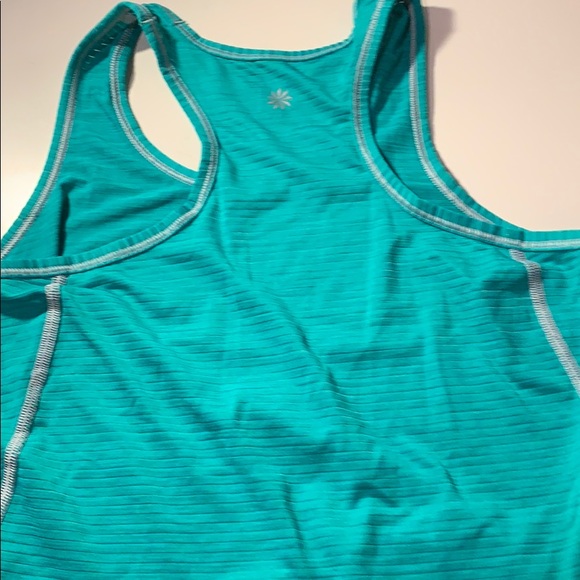 teal/blue athleta girls tank top (fits women too) - Picture 3 of 3